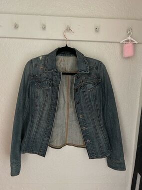 Elie Tahari Blue Jean Jacket